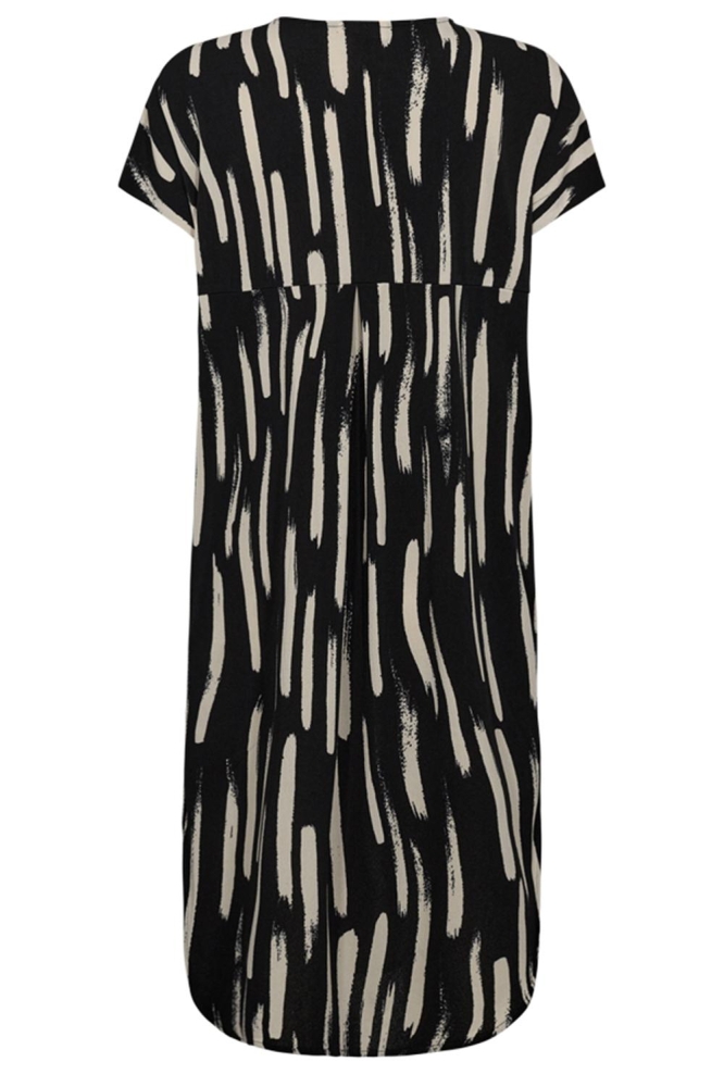 FQFLOI DRESS 206676 BLACK W MOONBEAM